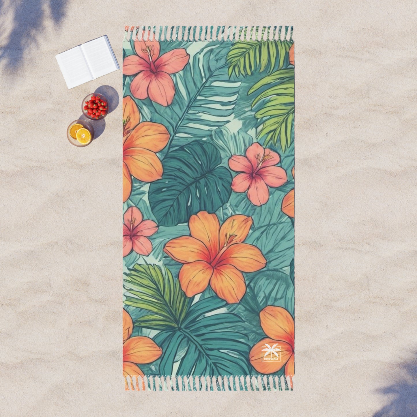 "Tropical Vibes" Beach Cloth