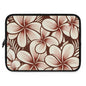 "The Plumeria" Laptop Sleeve - Mono Red