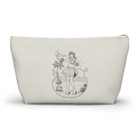 "Hula Girl" Accessory Pouch w T-bottom