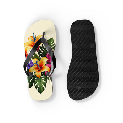 "Tropical Arrangement" Flip Flops