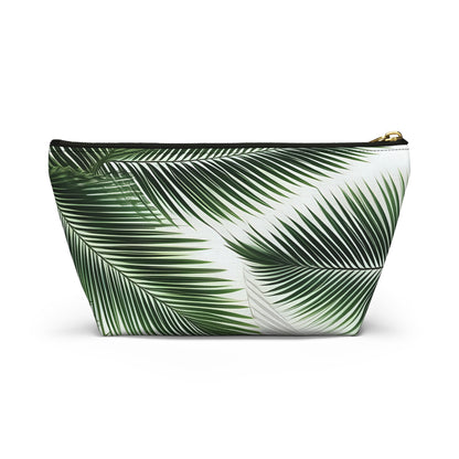 "The Palm Leaf"  Accessory Pouch w T-bottom