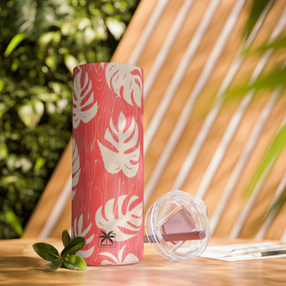 "Red Monstera" Tumbler, 20oz