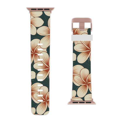 "The Plumeria" Watch Band for Apple Watch