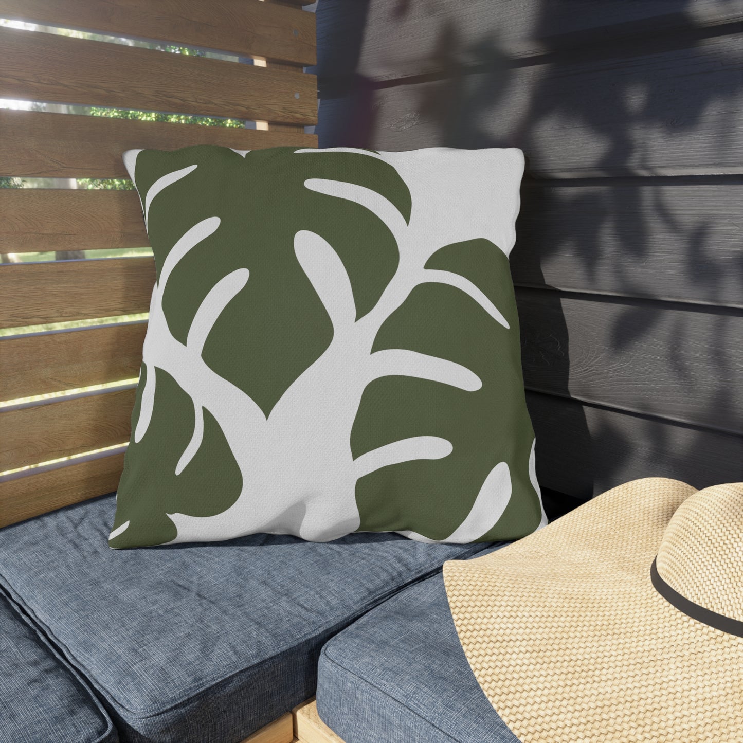 "Monstera" Outdoor Pillow