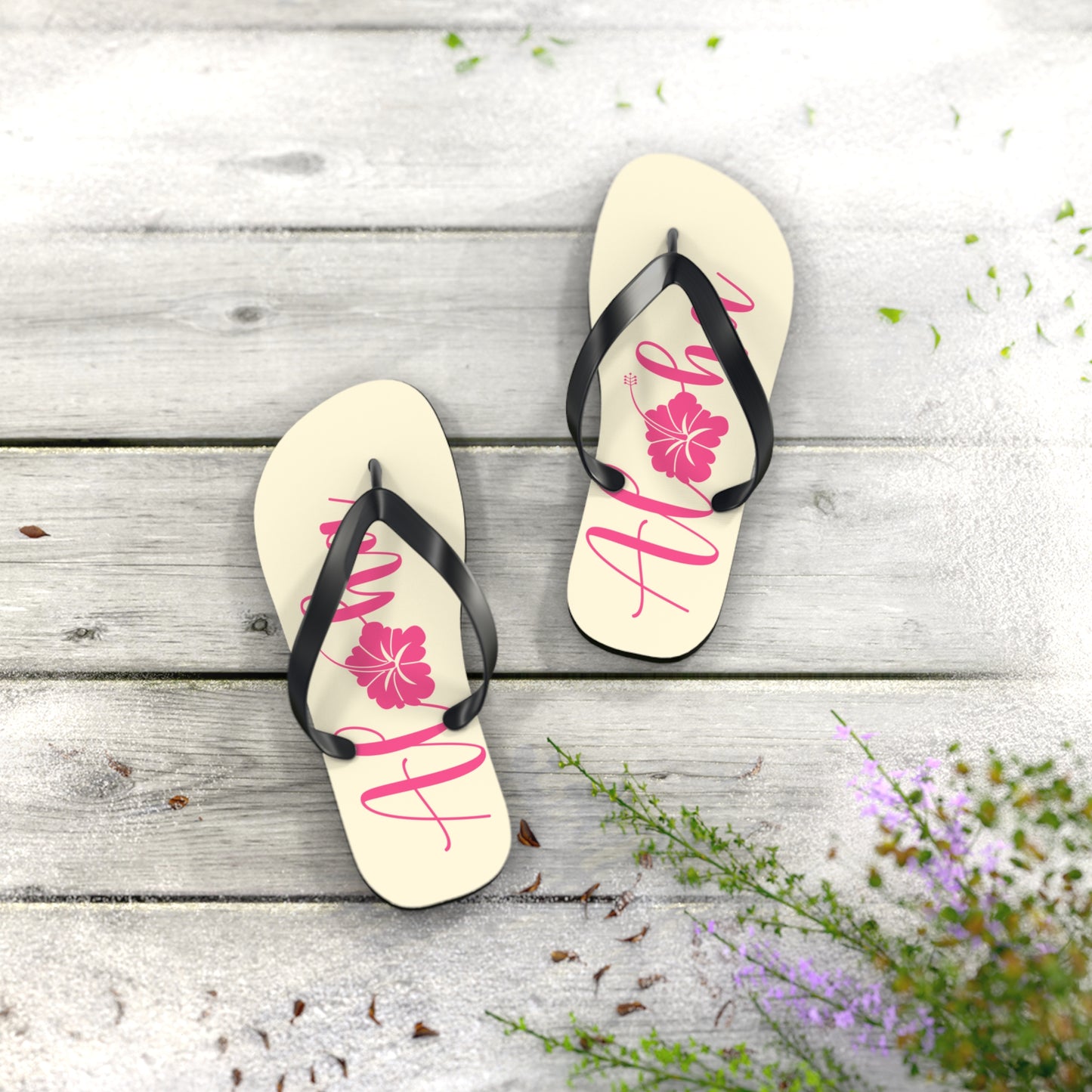 "Aloha" Flip Flops