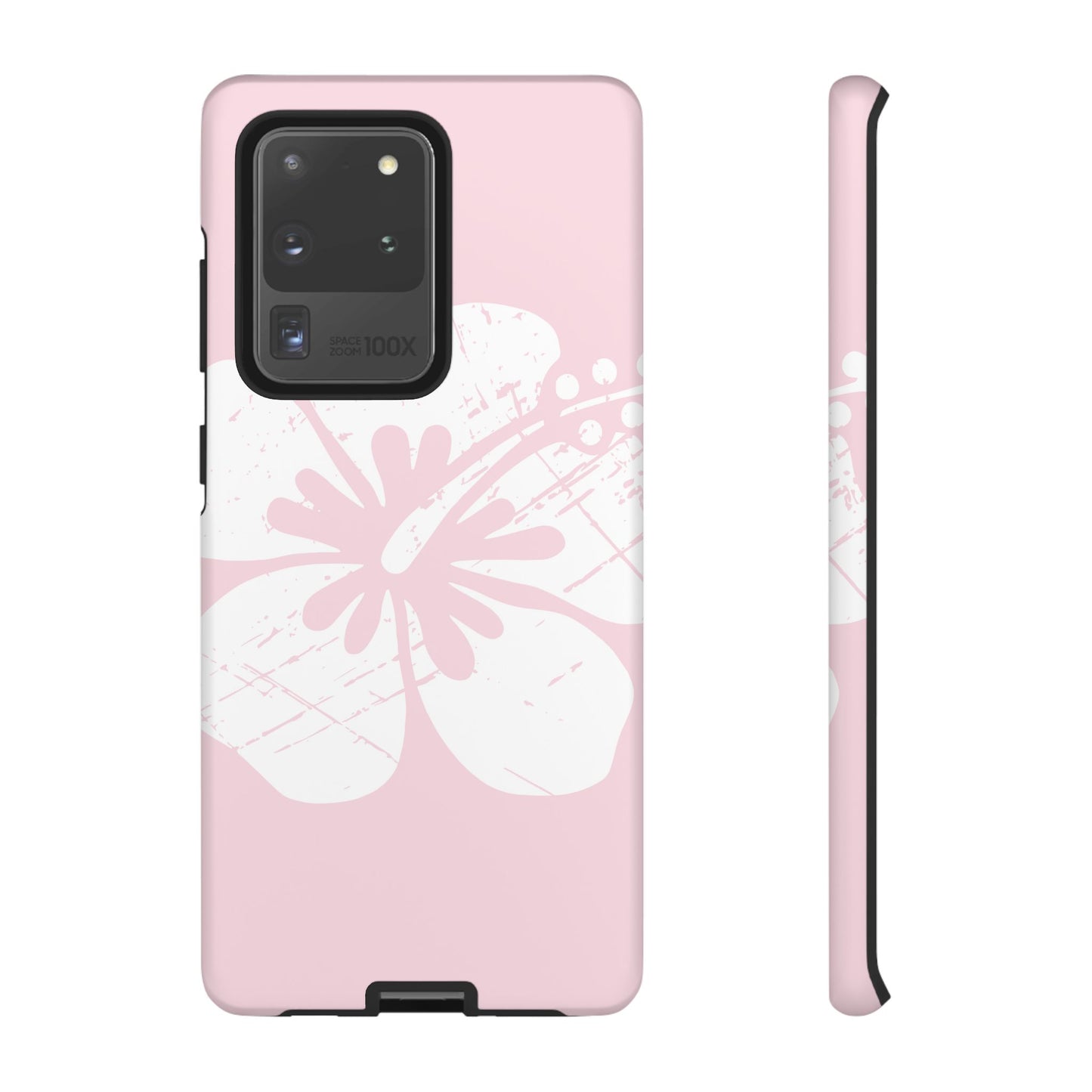 "The Classic Hibiscus"  Phone Case - Distressed Pink