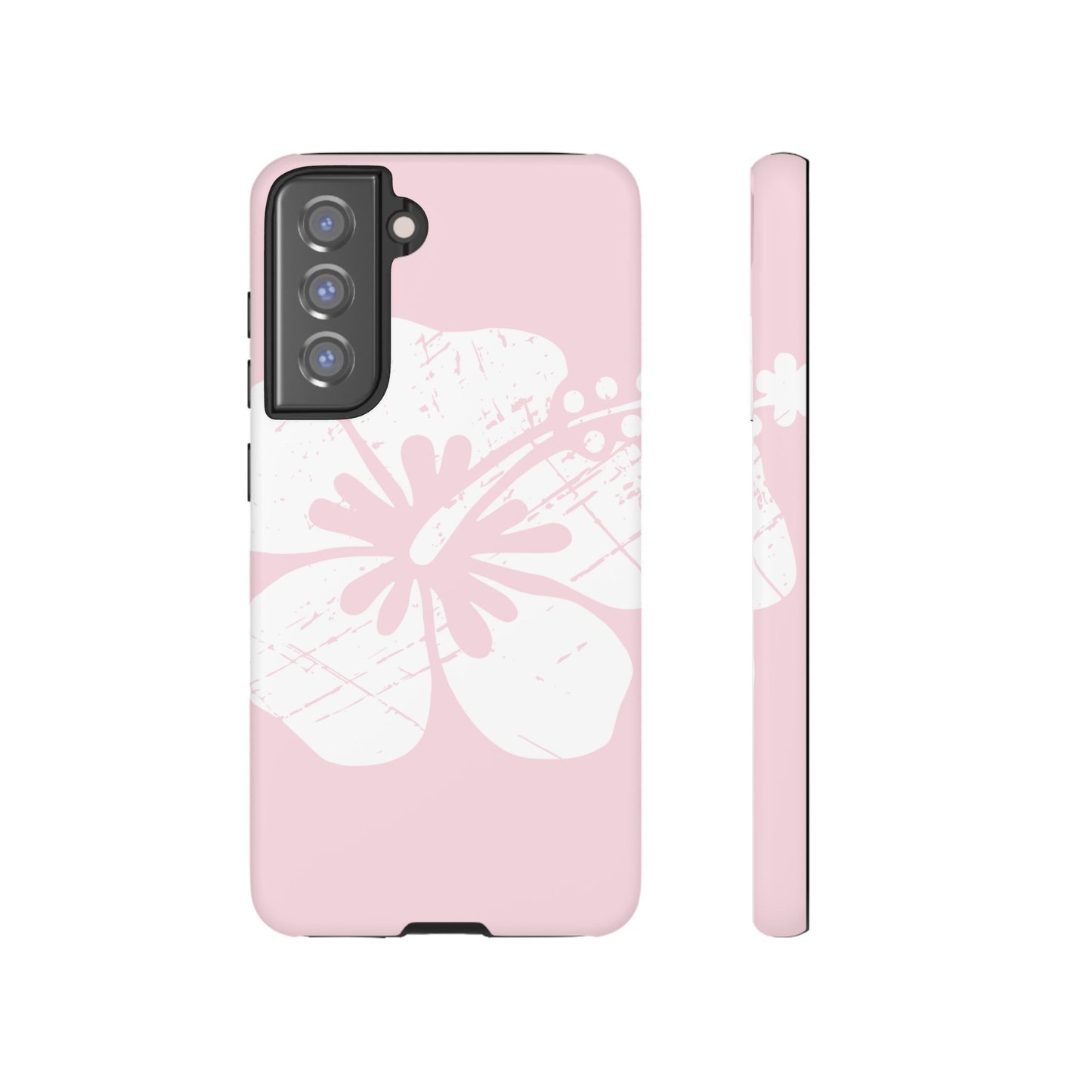 "The Classic Hibiscus"  Phone Case - Distressed Pink