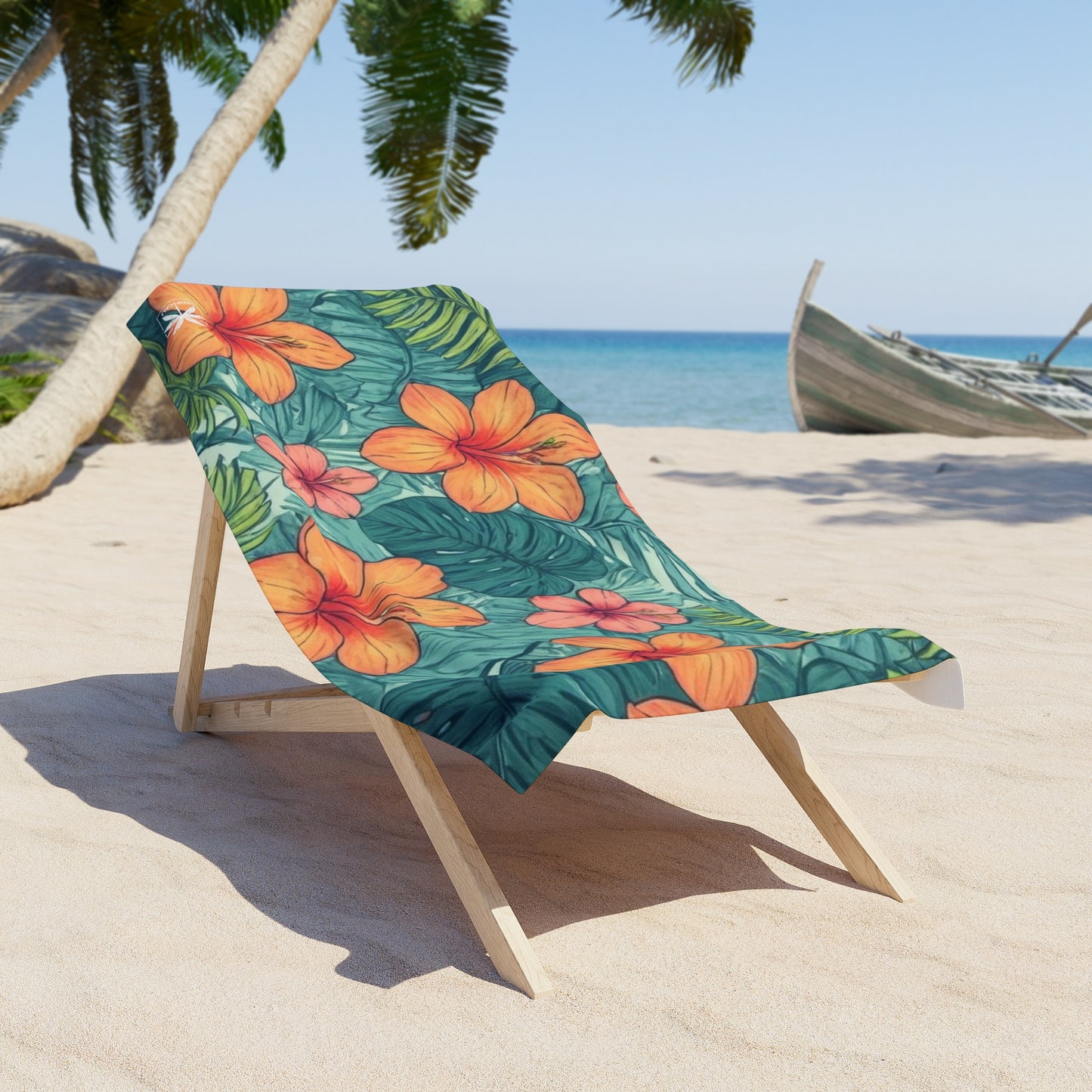 "Tropical Vibes" Beach Towel Wrap