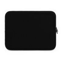 "The Hibiscus"  Laptop Sleeve - Black and White
