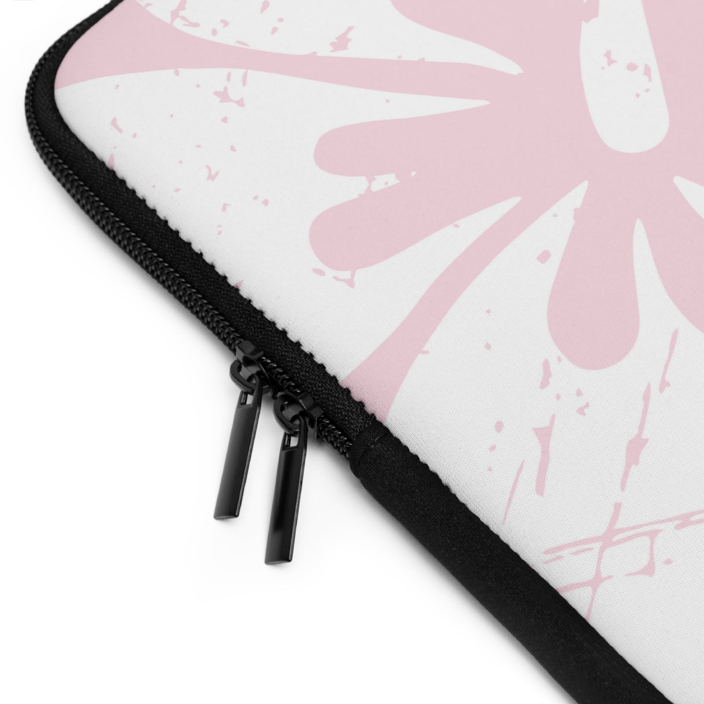 "The Classic Hibiscus" Laptop Sleeve - Distressed Pink