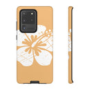 "The Classic Hibiscus" Phone Cover - Distressed Orange