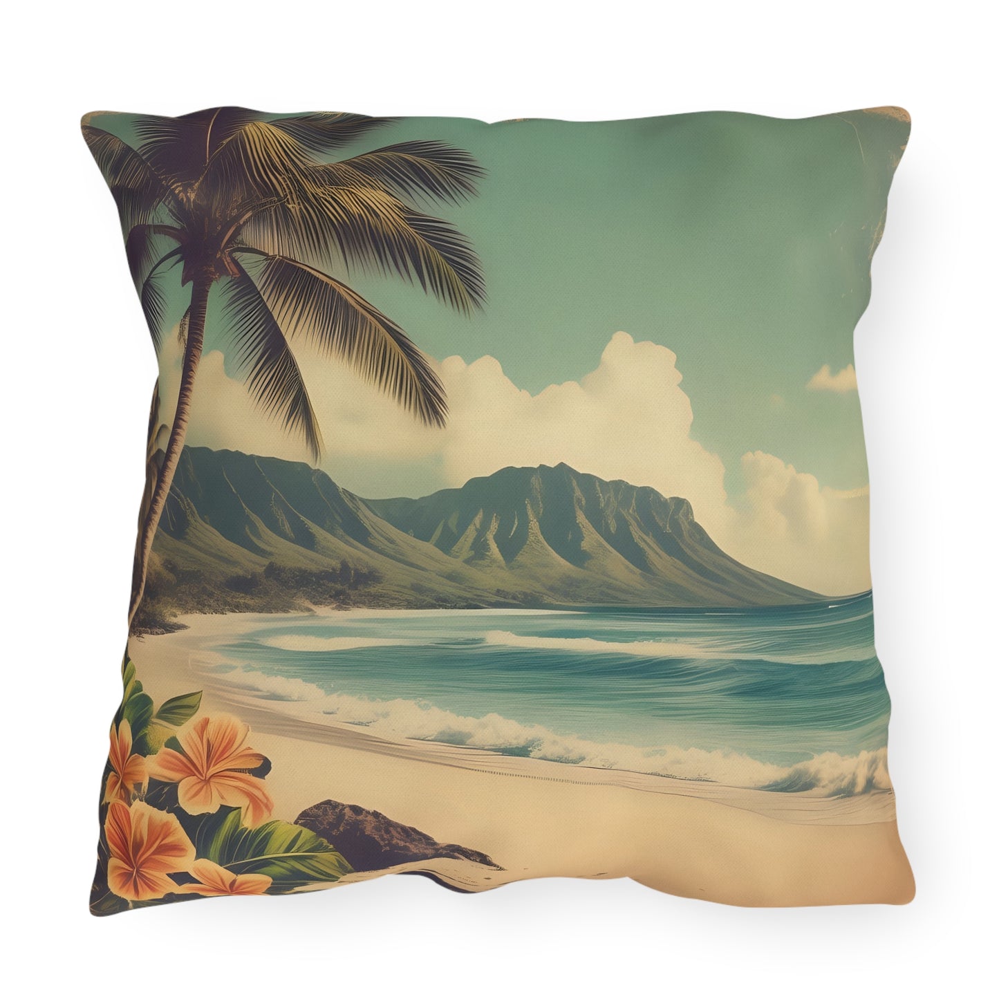 "The South Pacific" Outdoor Pillow