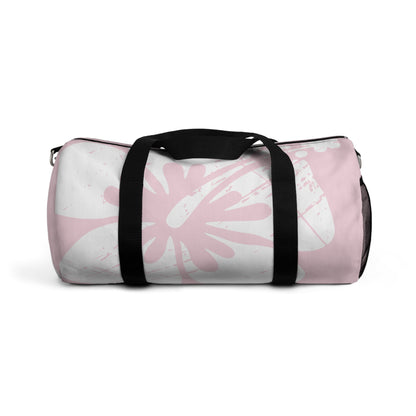 "The Classic Hibiscus" Duffel Bag - Distressed Pink