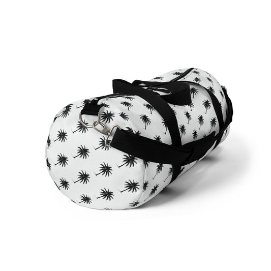 "Swaying Palms"  Duffel Bag - Black and White